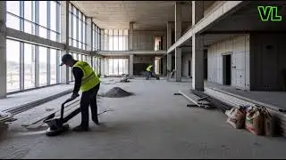 Insane Metallic Epoxy Floor Transformation | Living Room & Luxury Villa Time-Lapse