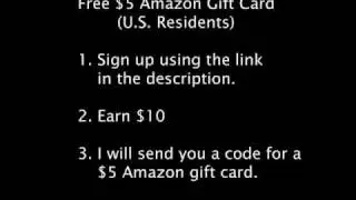 Free $5 Amazon Gift Card (U.S. Residents Only)