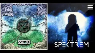 Zedd - Clarity ( Instrumental) / Spektrem - Shine [MASHUP] | RaveDJ