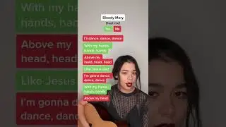 bloody mary - lady gaga 🎤 #wednesday #duet #karaoke #wednesdayaddams #ladygaga