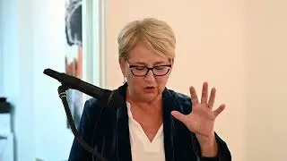 Sen. Barbara Pocock shares illuminating insights opening Marijana Tadic's 20 Year Sculpture Survey