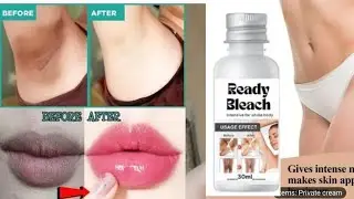 HOW TO use Ready Bleach Cream Review| Uses Snow Bleach Cream 30ML For Skin Whitening