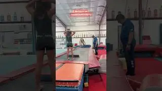 Round off back handspring #shorts