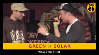 GREEN 🆚 SOLAR 🎤 WBW 2009 Finał / Bitwa Freestyle