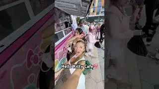 Hello Kitty Cafe Truck #hellokittycafe #hellokitty #hellokittystuff #hellokittyaddict #2025 #vlog
