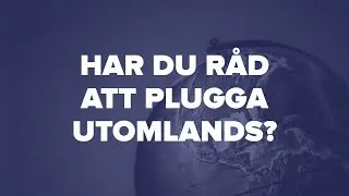 PLUGGA UTOMLANDS &ndash; AVGIFTSFRITT OCH MED STIPENDIUM. G&Aring;R DET?