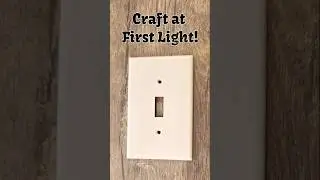 Decoupage Napkin Hack for DIY Light Switch Covers!✨️