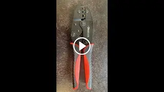 Olsa Tools Ratcheting Crimper in Action 🎥pete_crosby87 #shorts