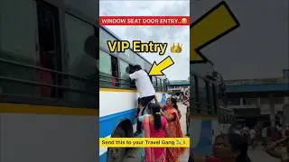 VIP Entry into Bus! 👑😂 Sankranti Rush 2026 #funny #comedy #shorts