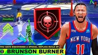 THIS 99 MIDRANGE JALEN BRUNSON BUILD IS AMAZING in NBA 2K25