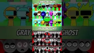 GRAY ANGRY GHOST 👻😡 VS GARNOLD ANGRY 🔥 | Incredibox MIXED VERSION 🎶