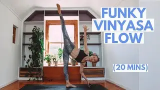 20 Min VINYASA FLOW | Funky Intermediate Yoga Flow
