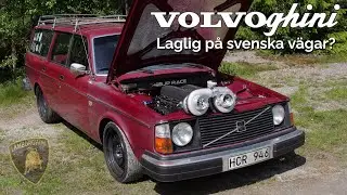 Volvo 245an Besiktigad med Lamborghini V10 Motor!?