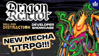 This New Mecha TTRPG Will Blow Your Mind!! | DRAGON REACTOR | RFD Developer Showcase Actual Play