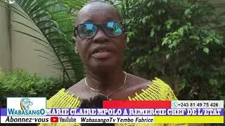 MARIE CLAIRE MPOLO MWANA YA MPOLO MAURICE APESI MERCI PDT FELIX TSHISEKEDI.