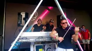 NARI&MILANI CON MARK LANZETTA , POOL PARTY MIAMI