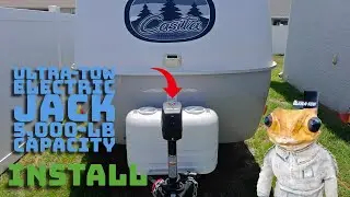How to Install Ultra Tow 5000 Lb Electric Tongue Jack on a Casita Travel Trailer