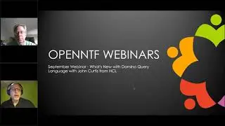 OpenNTF Webinar: What's New with Domino Query Language with John Curtis from HCL (September 2020)