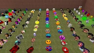 Nico's Nextbot, Obunga, Ultimate Nextbots Pack, Juandale Pringle, Selene Family, Angry Munci in GMOD