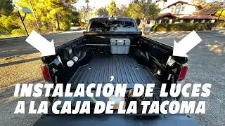 Cómo instalar luces a la caja de la Tacoma | Una modificación FACIL y ECONÓMICA