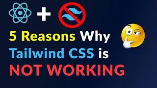 5 Reason Why Tailwnd CSS Not Working in Your React Application