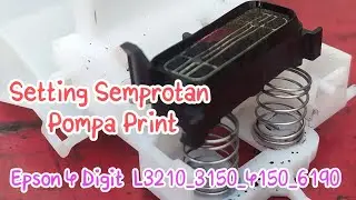 Servis knop Pompa Epson 4 digit Supaya lebih kenceng nyedot Tinta Printhead