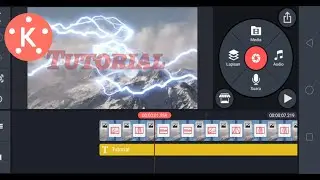 Tutorial TEXT Effect Lightning Glitch di Kinemaster