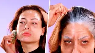 TRANSFORMING MYSELF INTO A GRANDMA - Latex & Makeup Tutorial