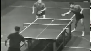 Kjell Johansson, Hans Alsér (Swedish open 1965 Table Tennis Stockholm)