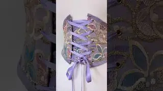 Sewing A Fairy Corset Belt Renaissance Faire Costume #shorts #sewing #corset