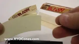 How to Roll Your Own RAW Cones with The Cone Roller by www.RYOCones.com