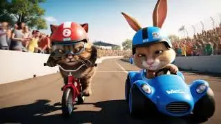 Cat VS Rabbit Race
