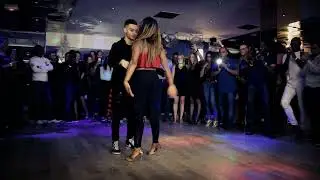 Azzedine & Allison // Orchestra Sinistra (Kizomba) UrbanKiz demo // Paris Saida 2017