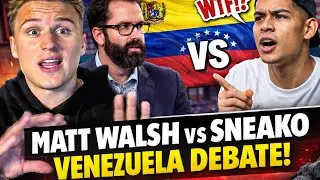 Sneako CRASHES OUT on Matt Walsh about Venezuela and COMMUNIST DICTATOR Maduro!