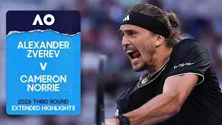 Alexander Zverev v Cameron Norrie Extended Highlights | Australian Open 2026 Third Round