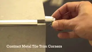 Pro Tile Trim Corners Plastic and Metal