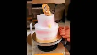 Decorating a Two tier cake🎂 isomalt heart cake🎂 chocolate balls cake🎂 Engagement cake🎂 Roka cake
