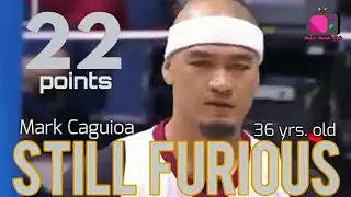 Mark Caguioa 36 yrs old. vs Terrence Romeo & Stanley Pringle Global port vs Ginebra 2015 highlights