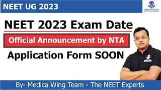 NEET 2023 Exam Date (Out)- NEET UG 2023 Dates | What is the date of NEET exam 2023? Application Form