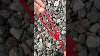 how to make a knot on a rope #ropeknots #howtomake #handmade #diy #easyknot #shortvideo