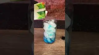 Blue drink | easy recipes | #asmr #asmrsounds #shorts