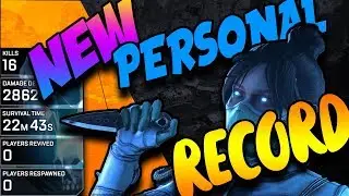 MY NEW PERSONAL RECORD WITH WRAITH! APEX LEGENDS WRAITH IS IMMORTAL!