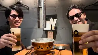 【七輪焼肉】ヨッシーとまさ兄の酔いどれトーク【酔いすぎ注意】