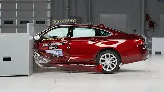 2017 Chevrolet Impala driver-side small overlap IIHS crash test