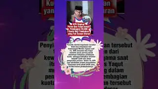 KPK Ungkap Peran Gus Yaqut dalam Pembagian 20.000 Kuota