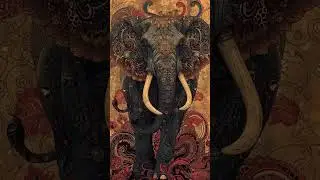 Immerse yourself in magic. 🐘💫 #aestheticvisuals #surrealart #abstractvideo