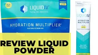 Review Liquid I.V. Hydration Multiplier, Electrolyte Powder (2020)