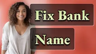 How to Correct a Spelling Mistake in an Irish Bank Account Name?