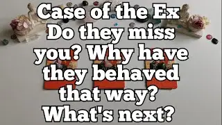 💔Case of the Ex - Pick a Card Love Tarot Reading - Do They Miss You? - Is it Over?💔