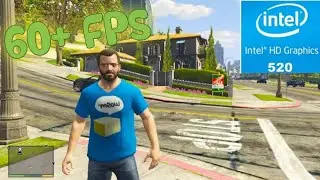 Gta V On Intel HD 520 | 60+ Fps? | I3 + Intel HD 520 Gta V Test |